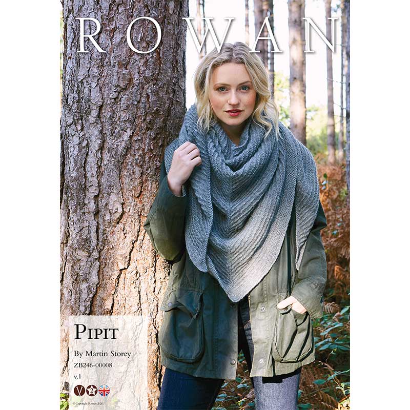 Pipit Shawl in Rowan Moordale - Digital Version