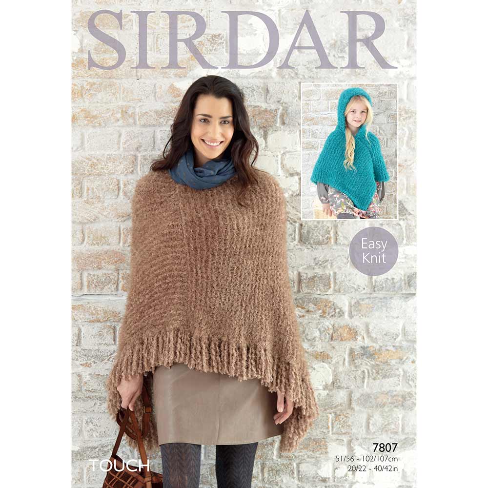Ponchos in Sirdar Touch - Digital Version
