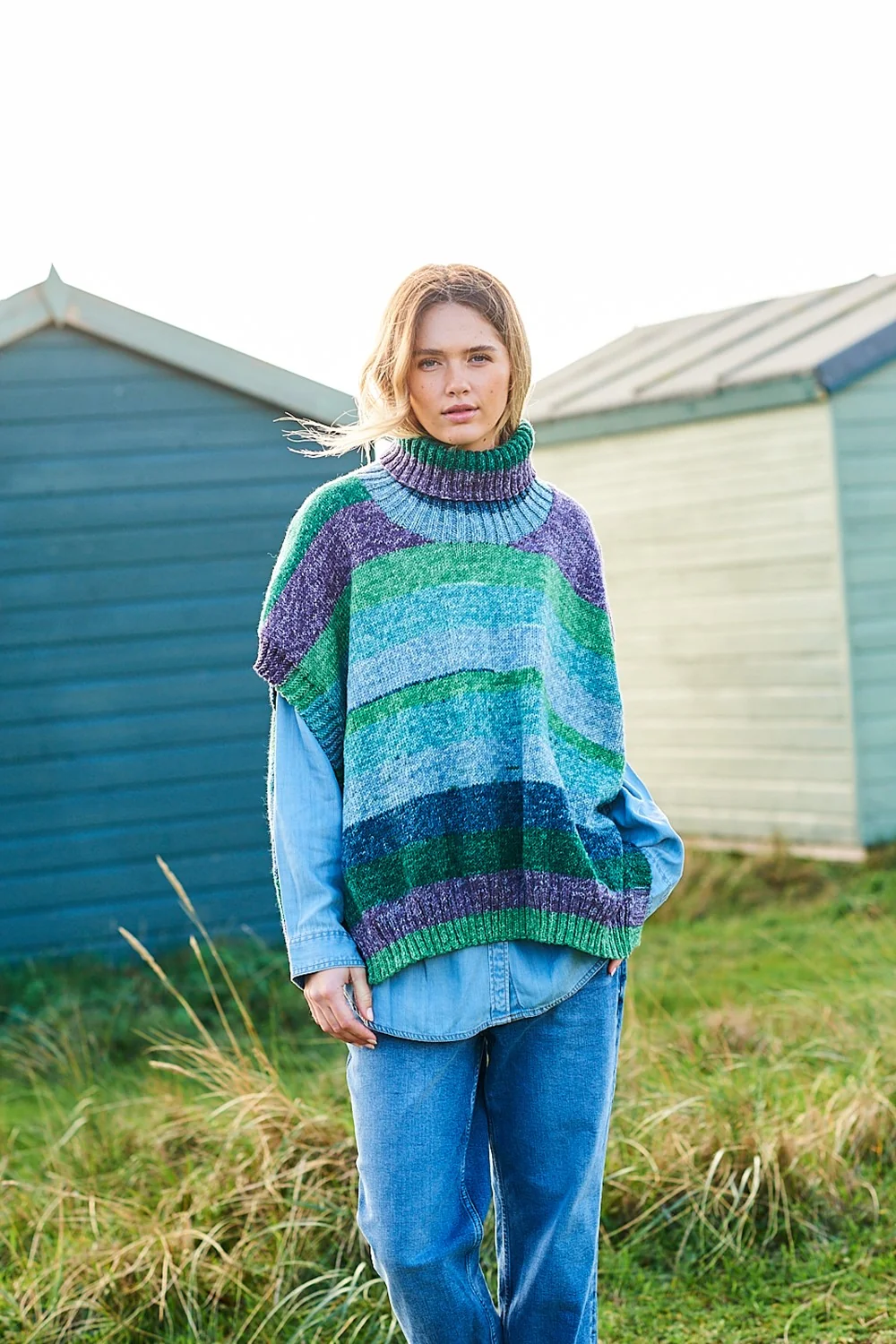 Ponchos in Stylecraft Batik Swirl DK - Digital Version 10003 - Image 3