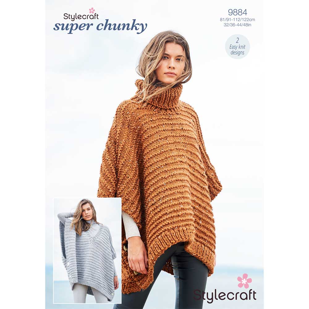 Ponchos in Stylecraft Special XL & Special XL Tweed