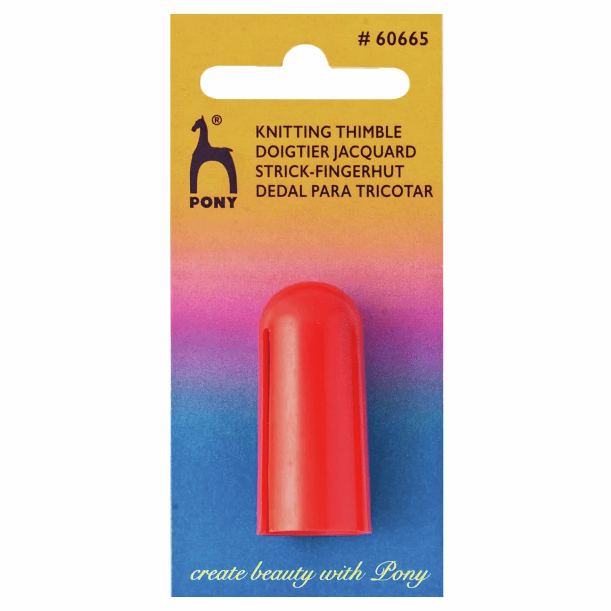 Pony Knitting Thimble / Yarn Guide - Image 3