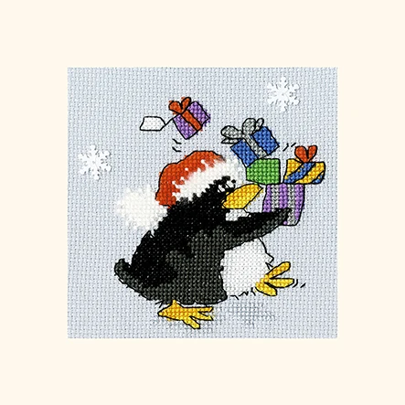 PPP Presents - cross stitch card kit