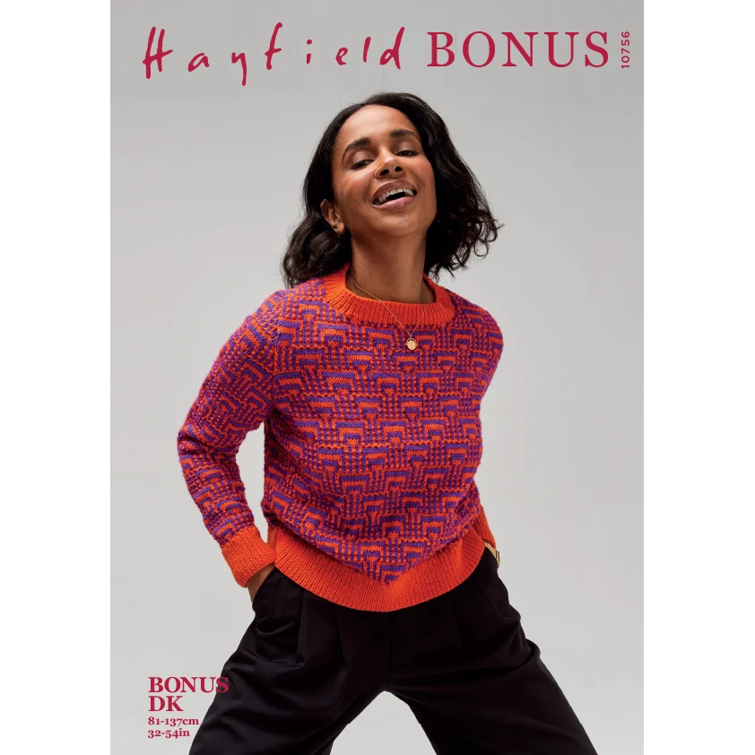 Pulse Flash Sweater in Hayfield Bonus Dk