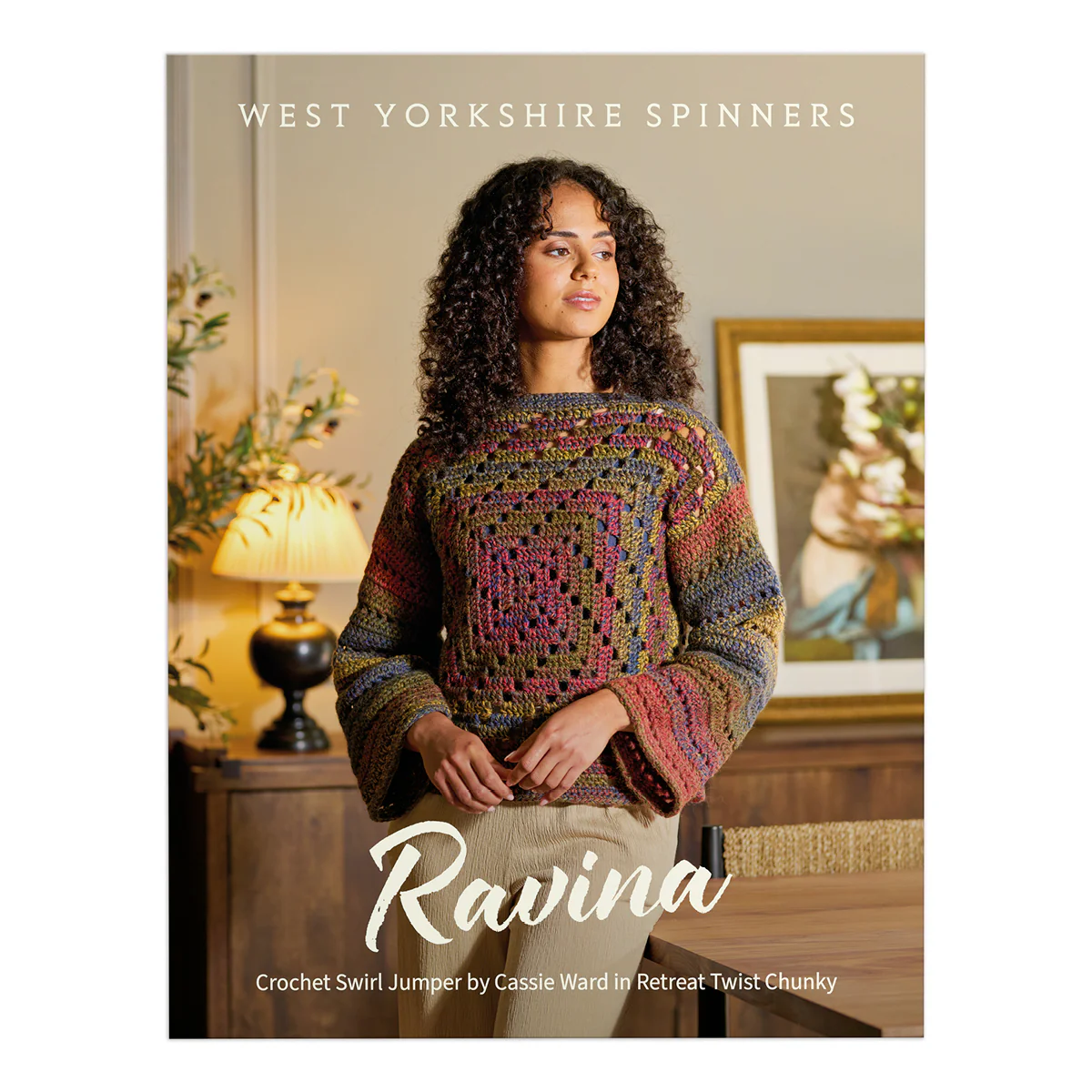 Crochet Ravina Swirl Jumper in West Yorkshire Spinners Retreat Twist Chunky