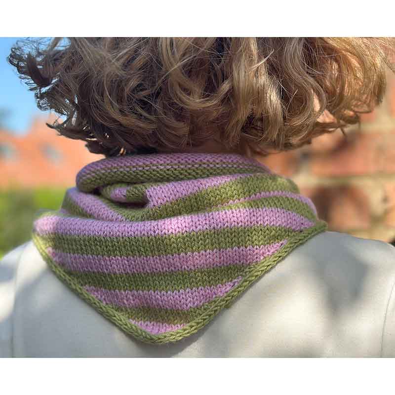 Reef Knot Scarf by Black Sheep Wools - Image 3