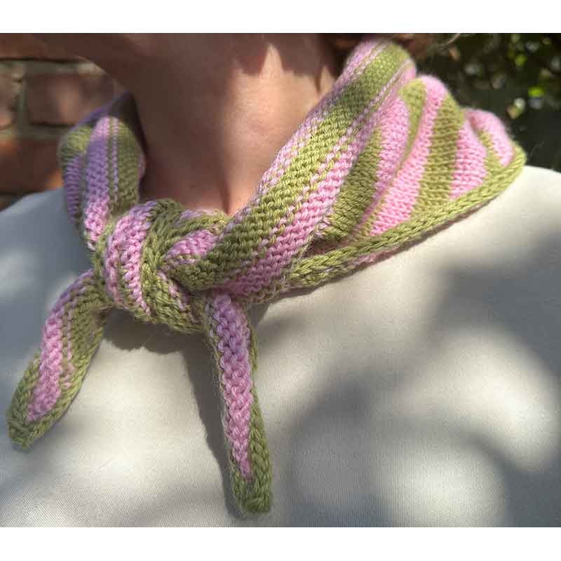 Reef Knot Scarf by Black Sheep Wools - Image 6