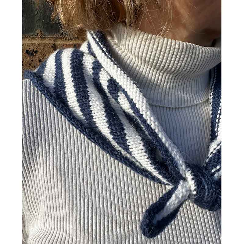 Reef Knot Scarf by Black Sheep Wools - Image 7
