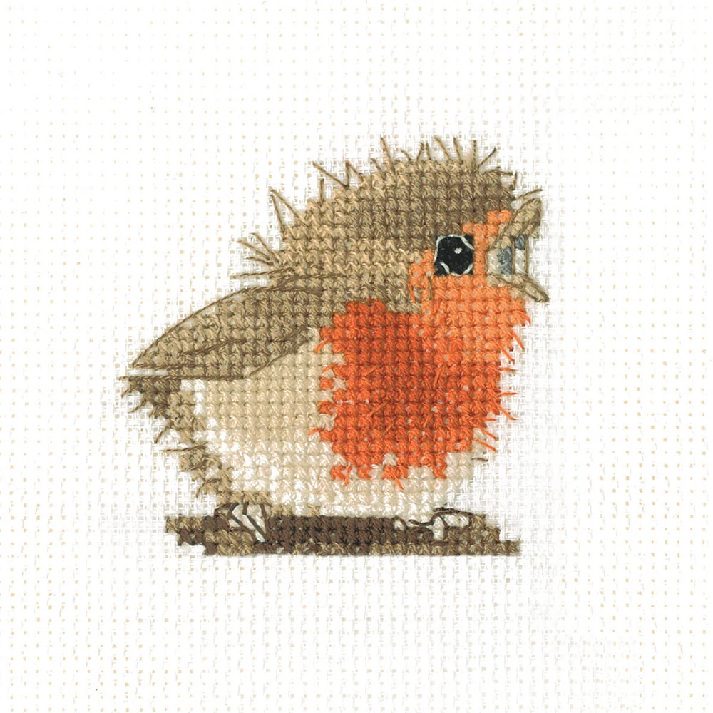 Reggie Robin Heritage Cross Stitch Kit