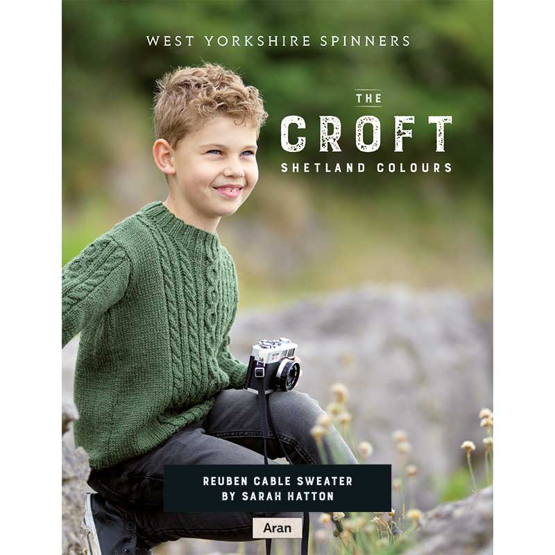 Reuben Cable Sweater in West Yorkshire Spinners The Croft Aran - Digital Version DBP0078