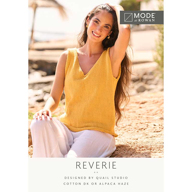 Reverie Top in Mode at Rowan Cotton Dk Or Alpaca Haze - MIP109