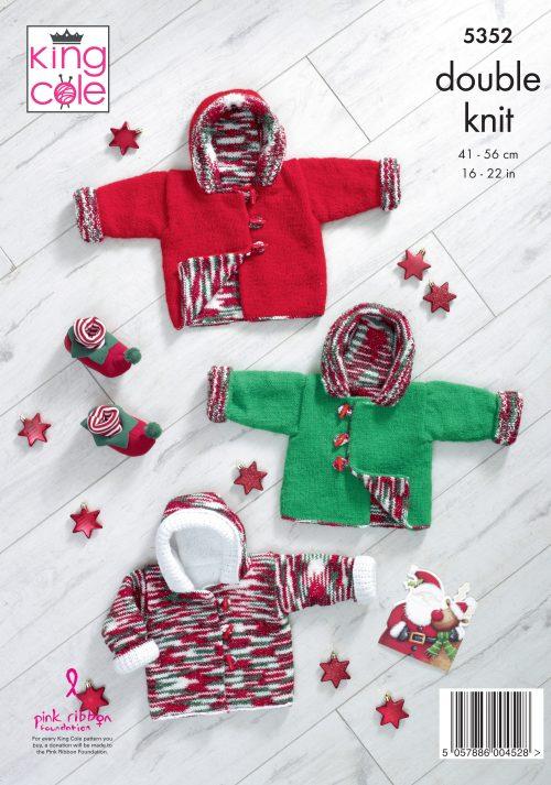 Reversible Duffle Coat in King Cole Dk - Image 2