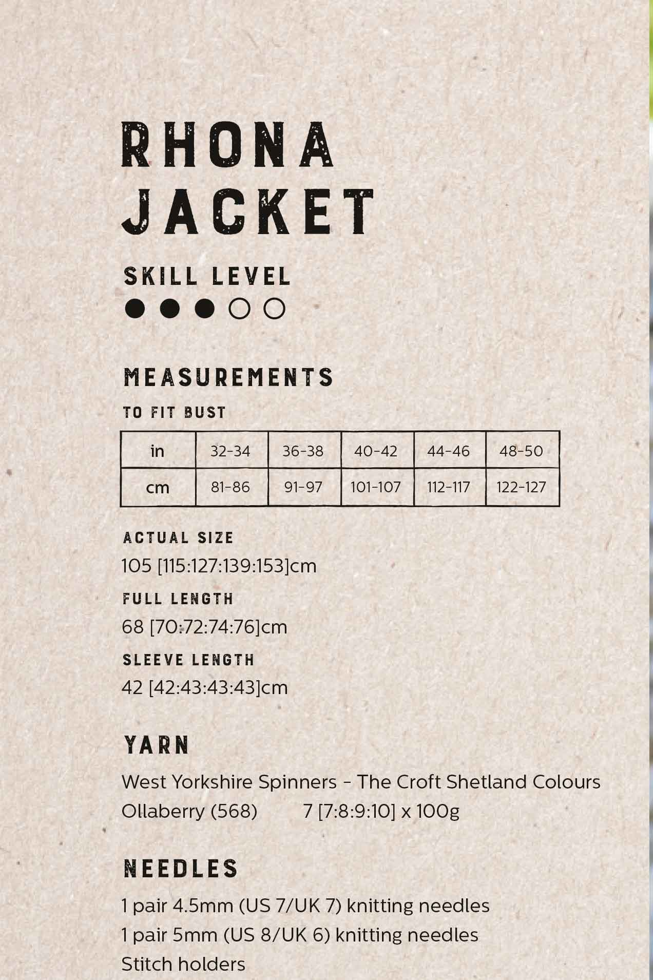 Rhona Oversized Jacket in West Yorkshire Spinners The Croft Aran - Digital Version DBP0079 - Image 2
