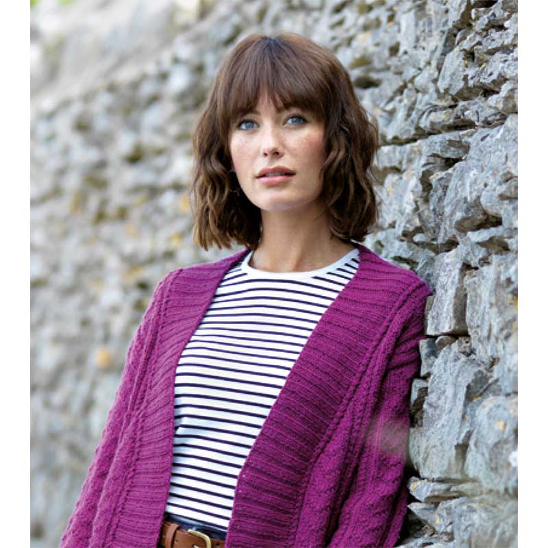 Rhona Oversized Jacket in West Yorkshire Spinners The Croft Aran - Digital Version DBP0079 - Image 3