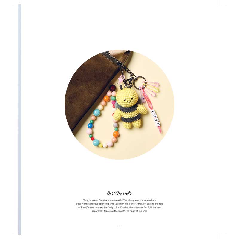 Rico Ricorumi Chingus - Crochet cute accessory charms for bags, keys and more - Digital eBook - Image 10