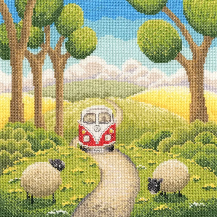 Road Trip - Bothy Threads Cross Stitch Kit