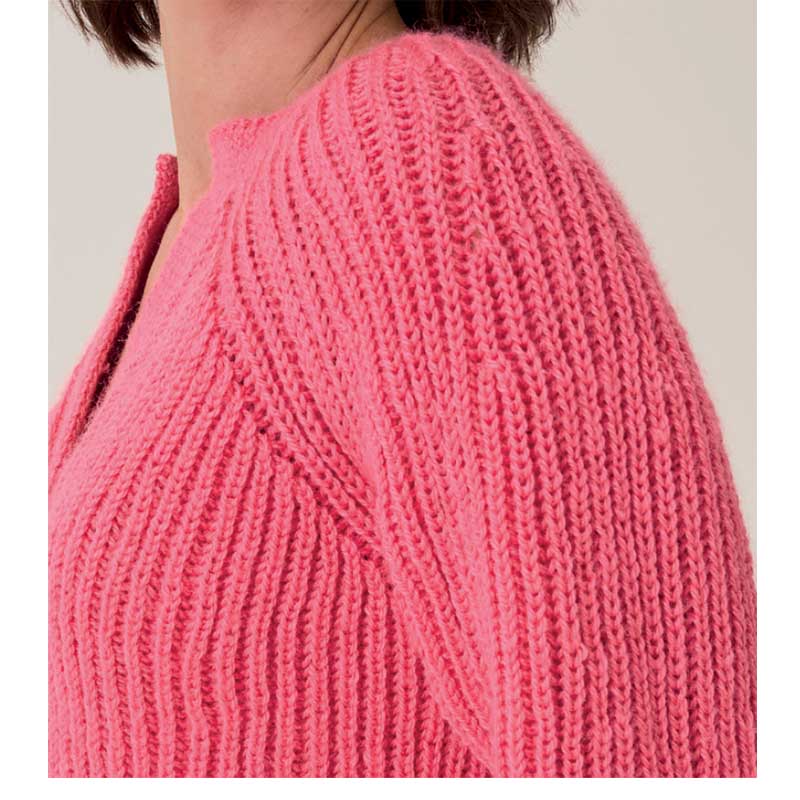 Root System Rib Cardigan in Sirdar Loveful Bio Blend Dk - Digital Version 10913 - Image 4