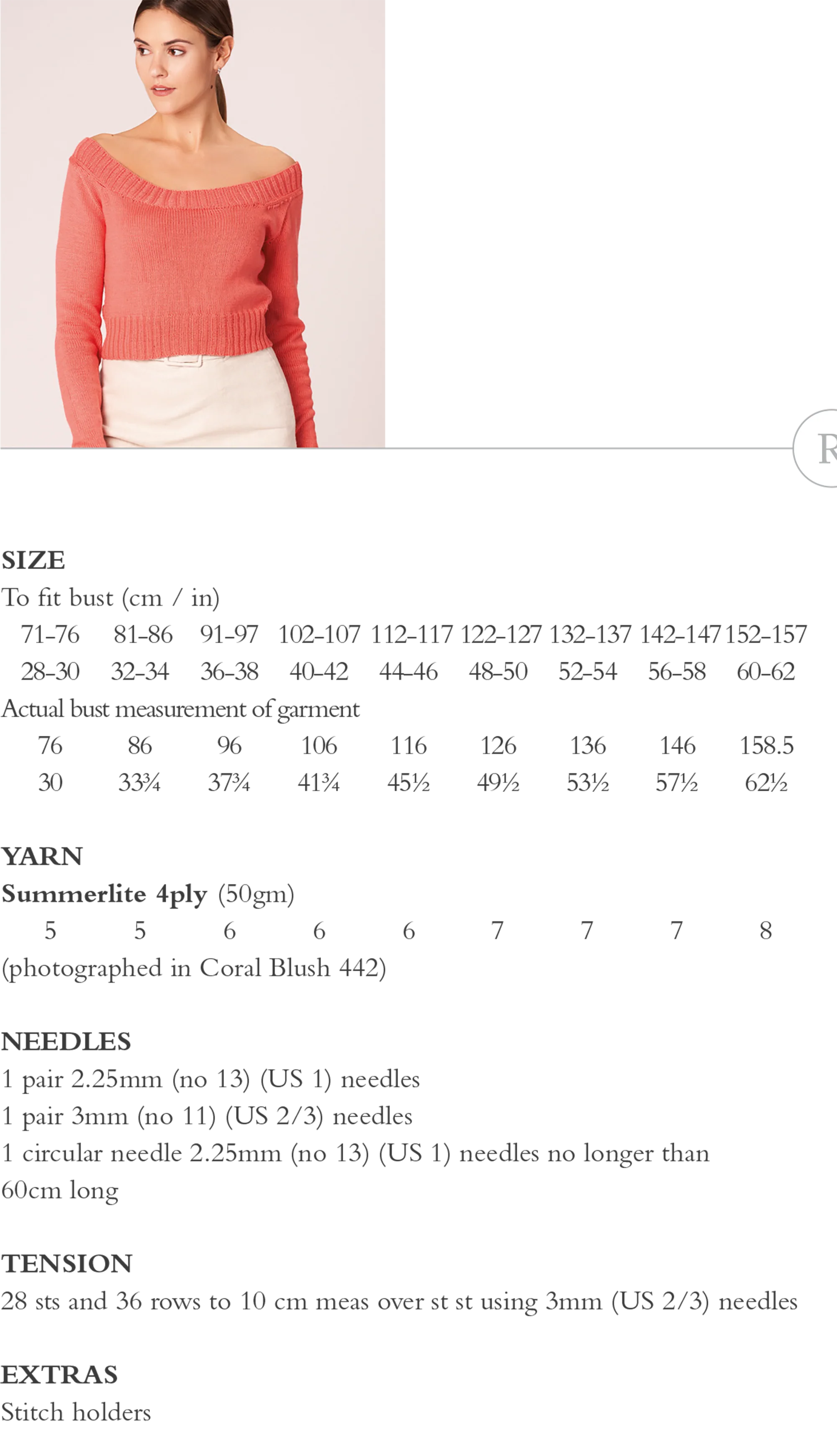 Rosa Sweater in Rowan Summerlite 4ply - Digital Version ZB333-00012 - Image 2