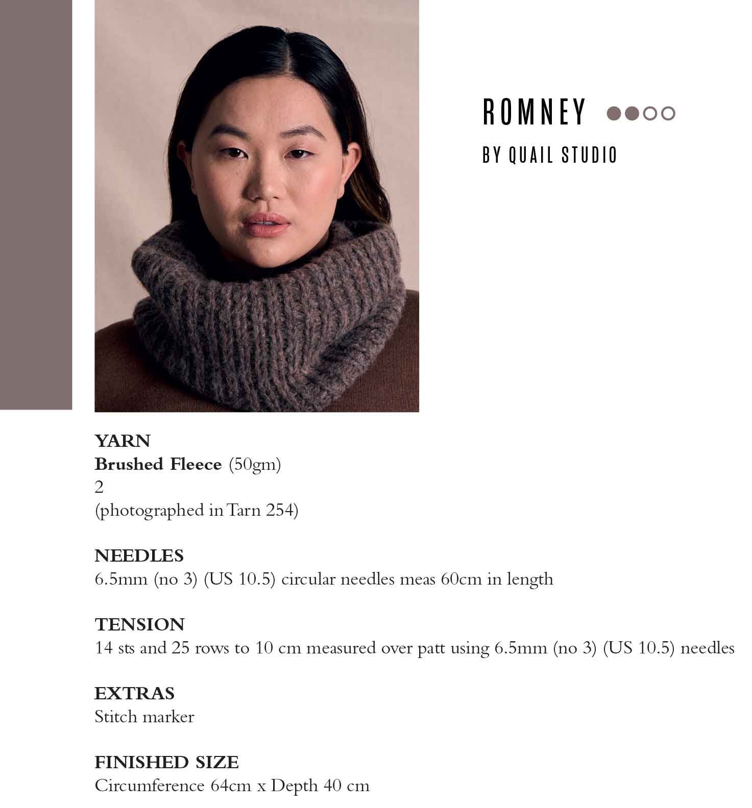 Rowan Brushed Fleece Essentials 4 Projects by Quail Studio - Image 5