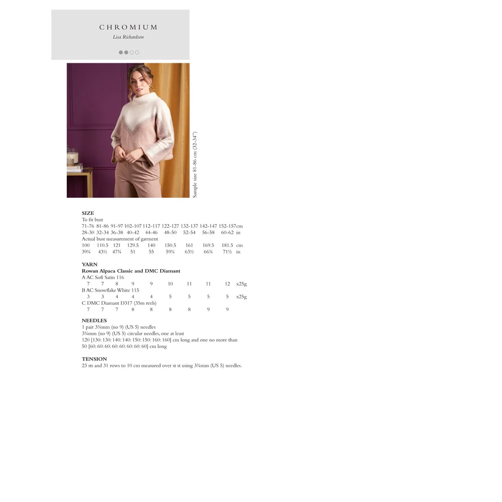 Rowan Knitting & Crochet Magazine 70 - Platinum 70th Edition - Image 19