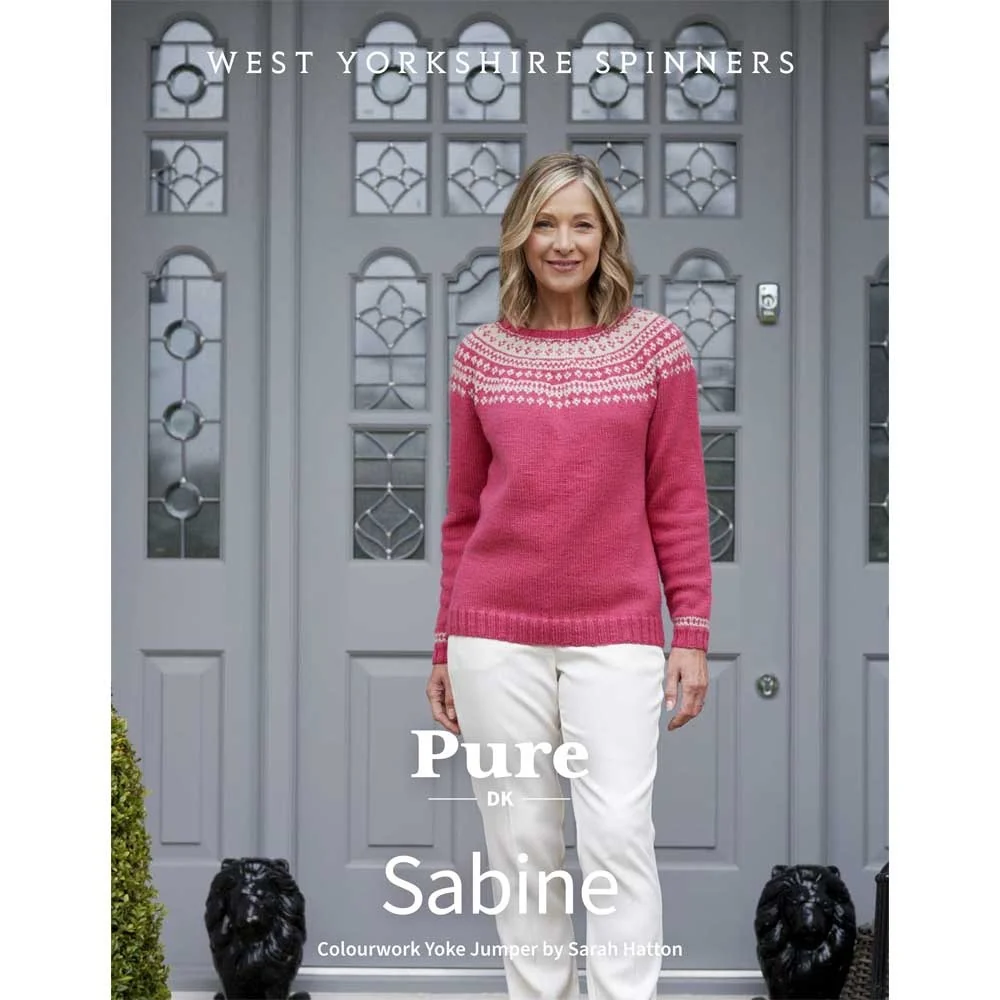 Sabine Colourwork Yoke Jumper in West Yorkshire Spinners Pure Dk - Digital Pattern DBP0238