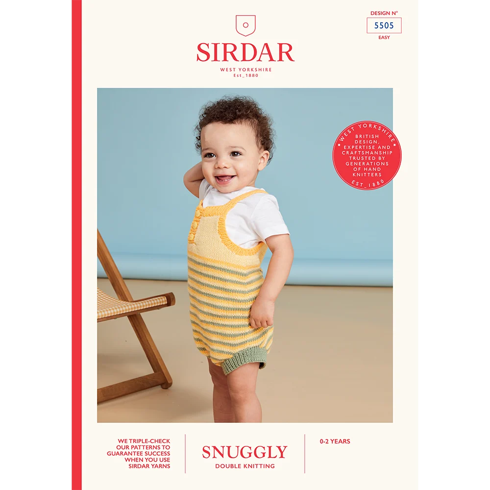 Sandcastle Romper in Sirdar Snuggly Dk - Digital Version 5505