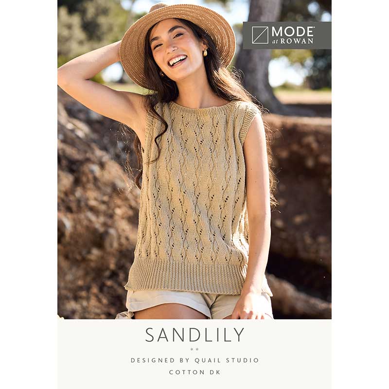 Sandlily Top in Mode at Rowan Cotton Dk - Digital Version MIP104
