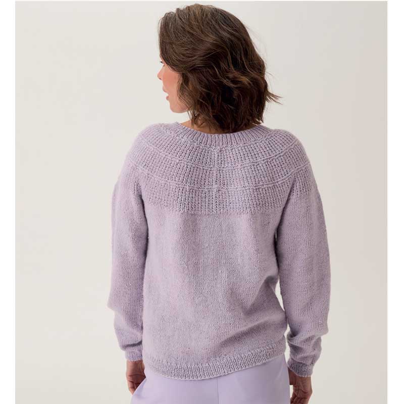 Scallop Shell Sweater in Sirdar Loveful Bio Blend Dk - 10908 - Image 2