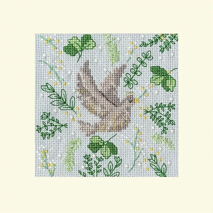 Scandi Dove - Bothy Threads Christmas Card Cross Stitch Kit