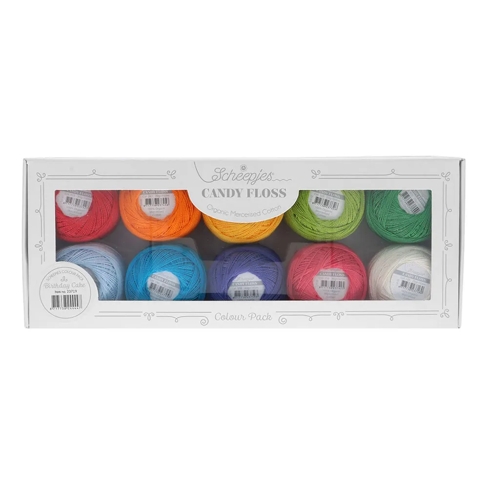 Scheepjes Candy Floss Colour Pack - Birthday Cake