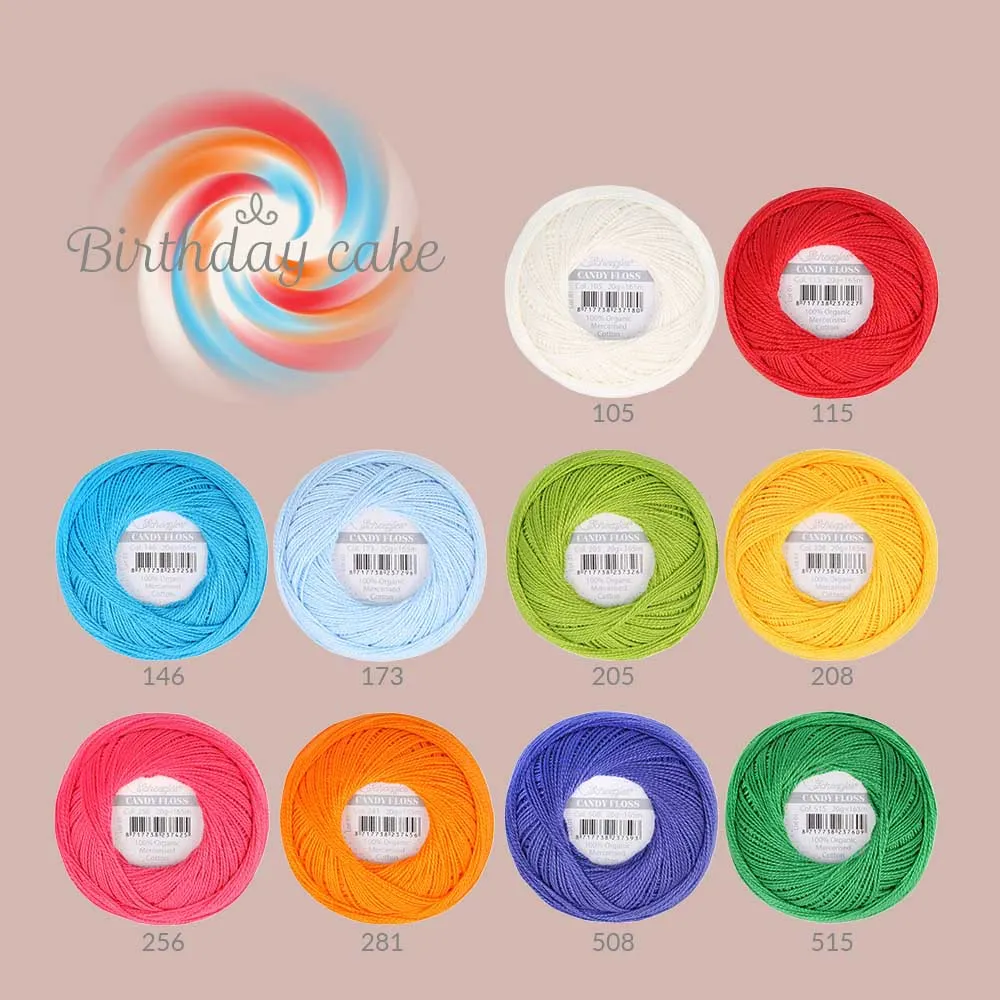 Scheepjes Candy Floss Colour Pack - Birthday Cake - Image 3