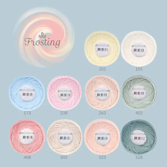 Scheepjes Candy Floss Colour Pack - Frosting - Image 3