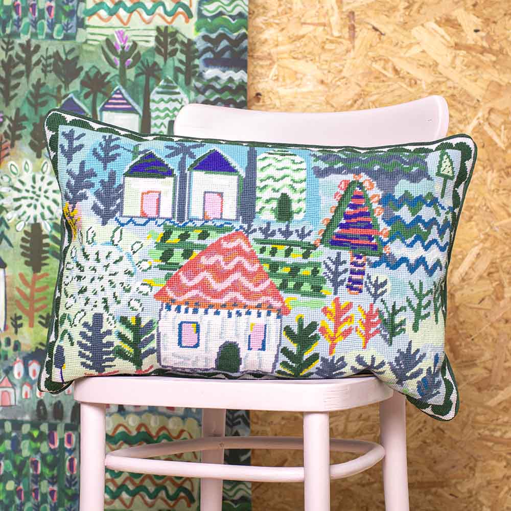 Scheepjes Lucy Tiffney Tapestry Kit - Little Houses - Image 2