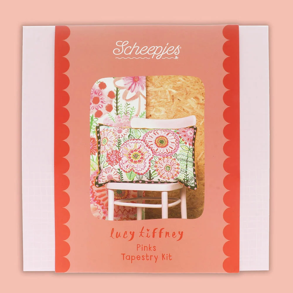 Scheepjes Lucy Tiffney Tapestry Kit -Pinks