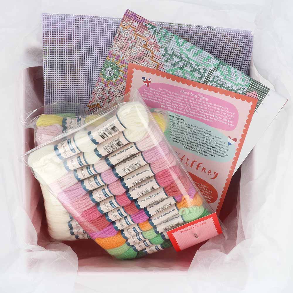 Scheepjes Lucy Tiffney Tapestry Kit -Pinks - Image 2