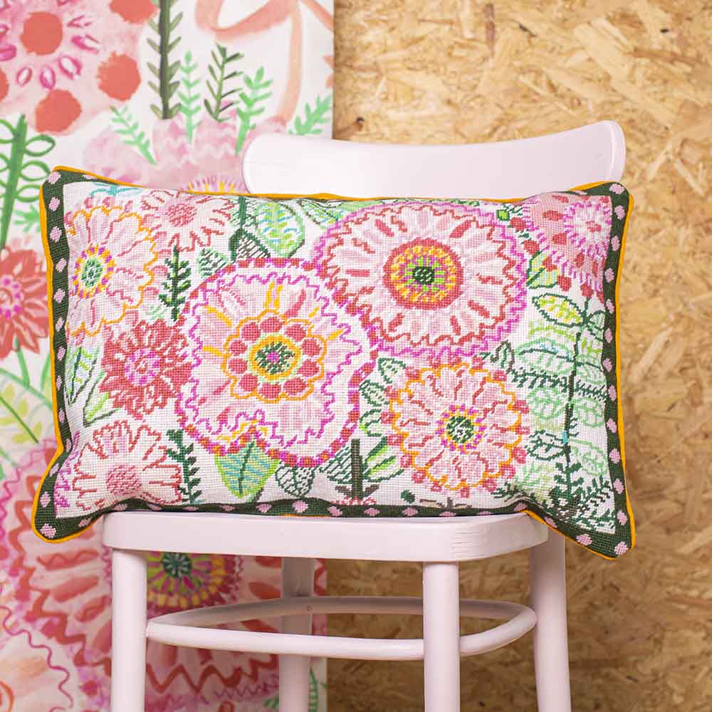 Scheepjes Lucy Tiffney Tapestry Kit -Pinks - Image 3