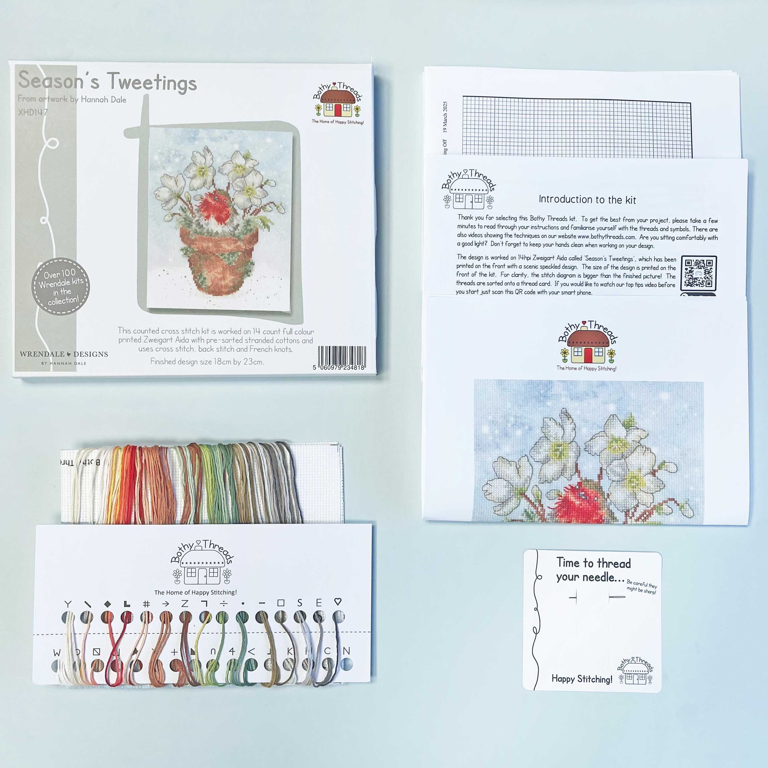 Season's Tweetings  - Bothy Threads Cross Stitch Kit - Image 2