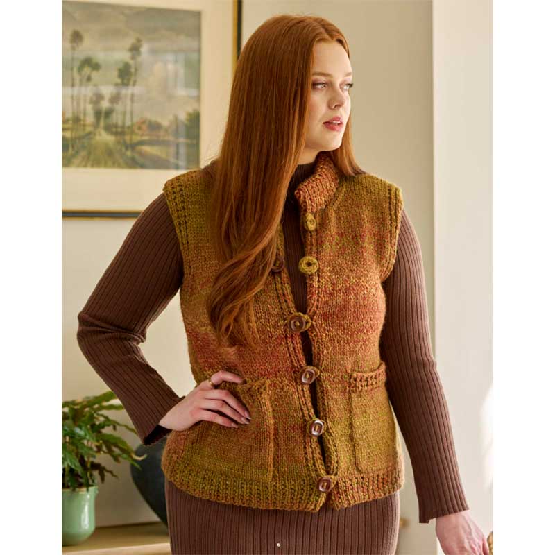 Selene Gilet & Jacket in West Yorkshire Spinners Retreat Twist Chunky - Digital Version WYS1000345 - Image 3