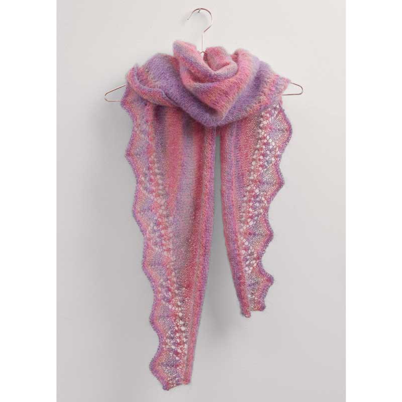 Shawl in Rico Fashion Mohair Rainbows - Image 4