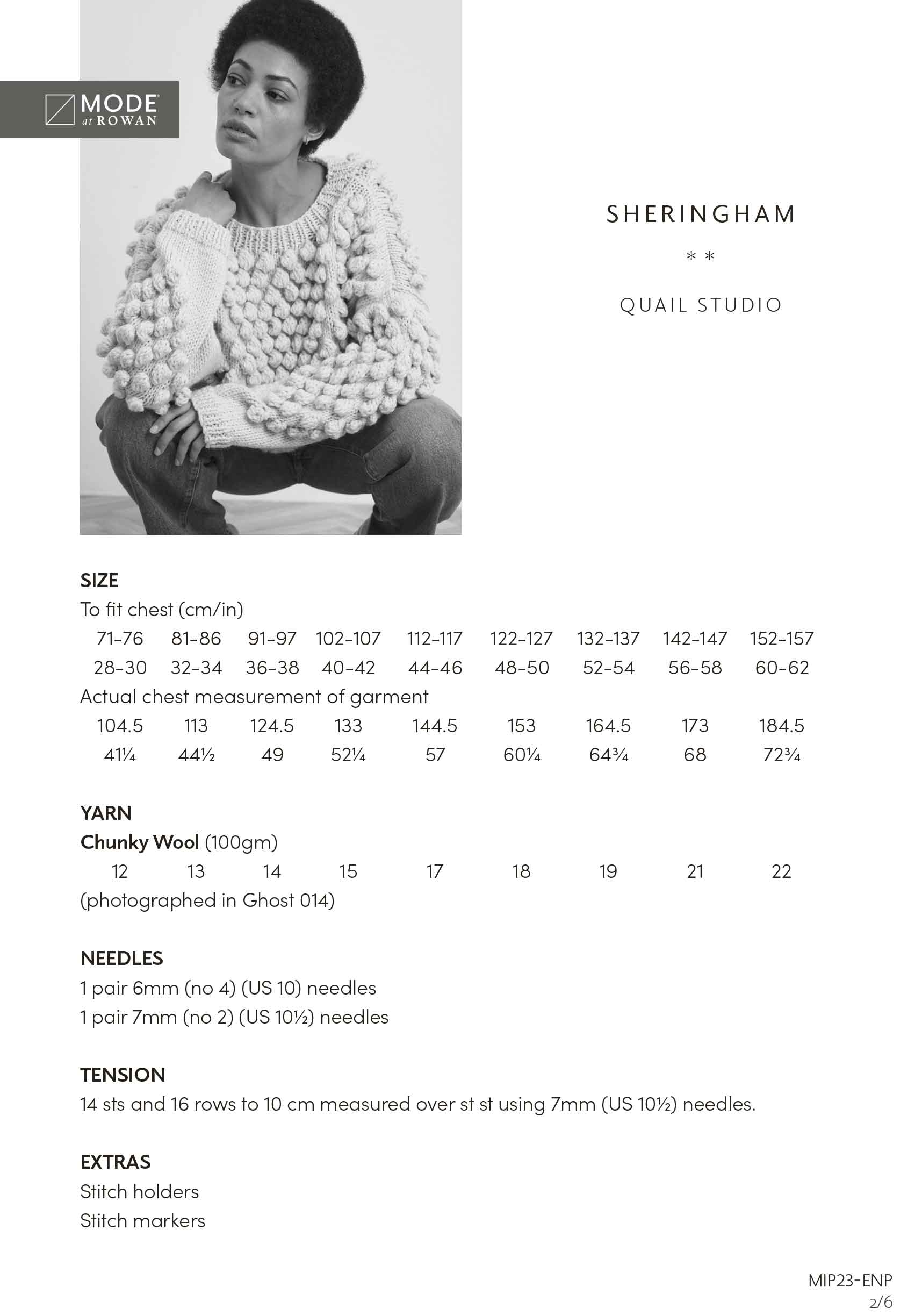 Sheringham in Mode at Rowan Chunky Wool - Digital Version MIP23-M - Image 2