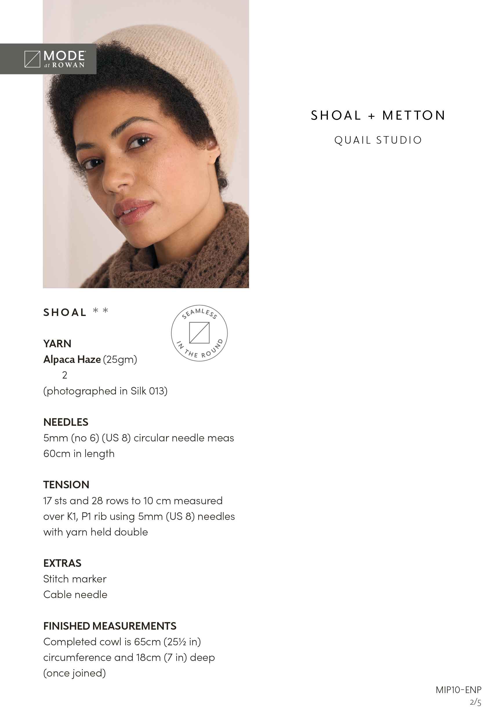 Shoal & Metton in Mode at Rowan Alpaca Haze - MIP10-M - Image 2