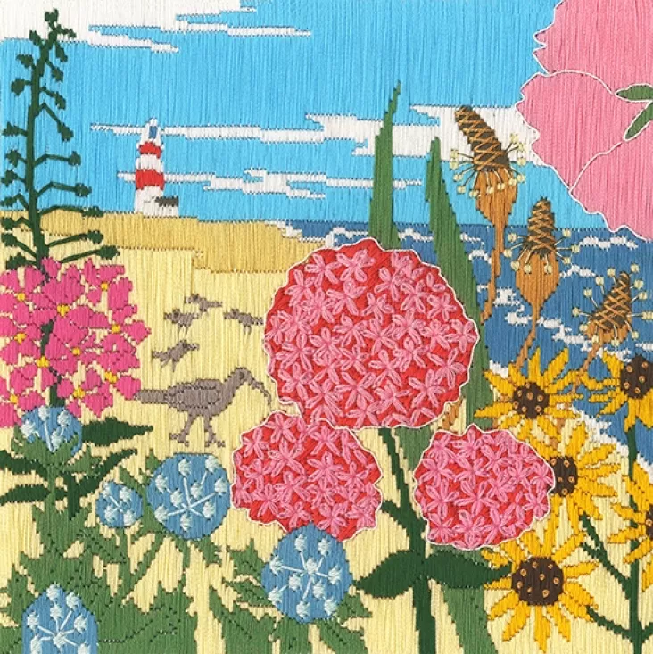 Silken Scenes: Low Tide Long Stitch Kit