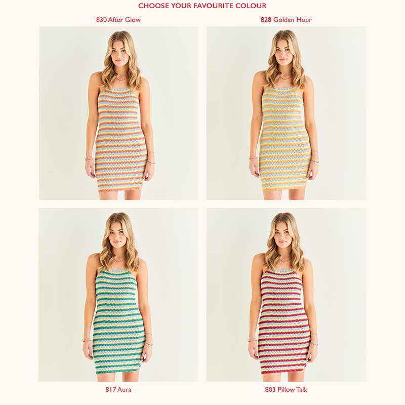Sing Along Stripe Dress in Sirdar Stories DK - Digital Version 10544 - Image 3