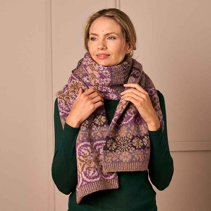 Snowflower Knit Along in Rowan Felted Tweed by Martin Storey