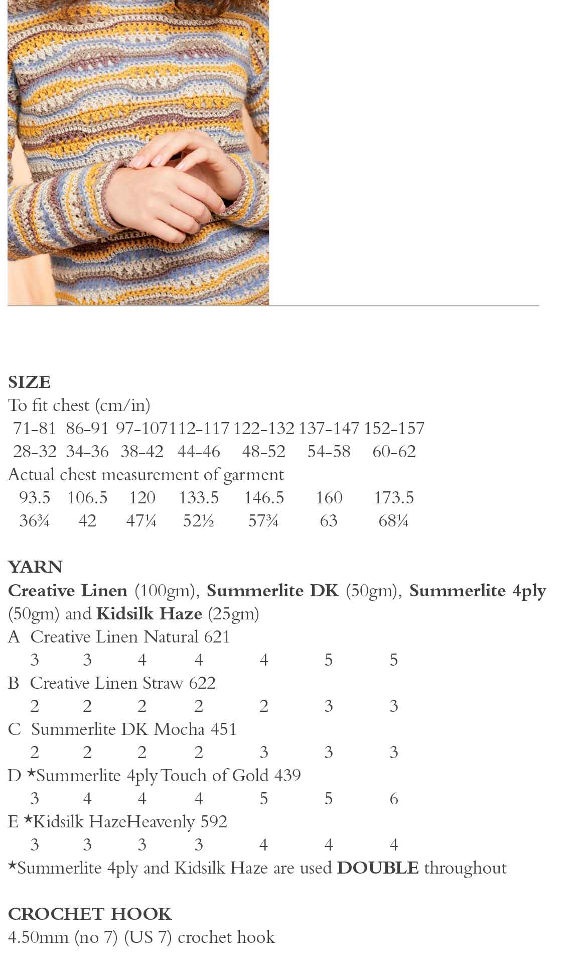 Sonoran in Rowan Creative Linen,Summerlite Dk,Summerlite 4Ply and Kidsilk Haze - Digital Version ZB360-00012 - Image 2