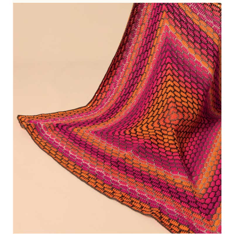 Spectrum Crochet Blanket in Sirdar Jewelspun Ombre Aran - Digital Version 10931 - Image 2