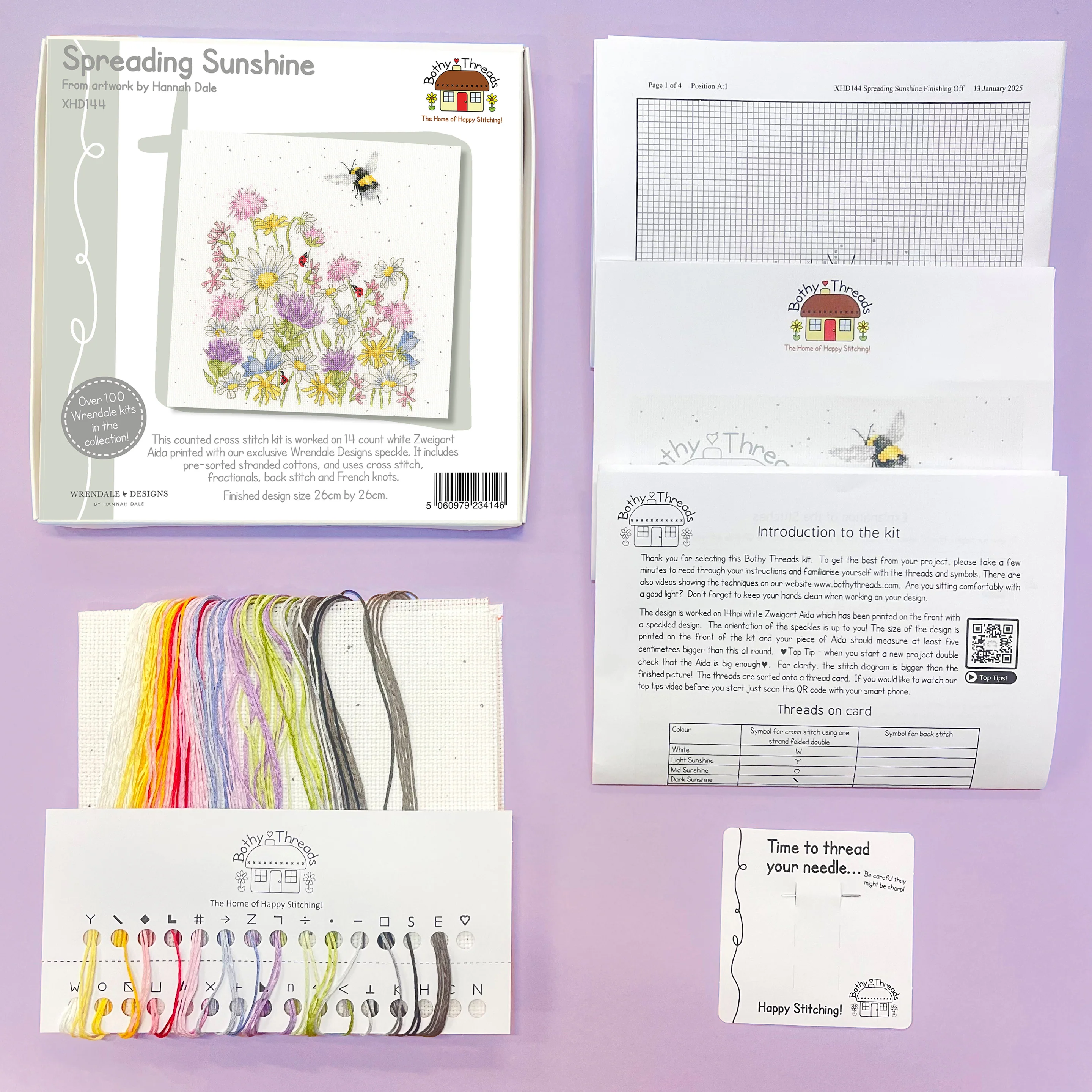Spreading Sunshine - Bothy Threads Cross Stitch Kit - Image 2