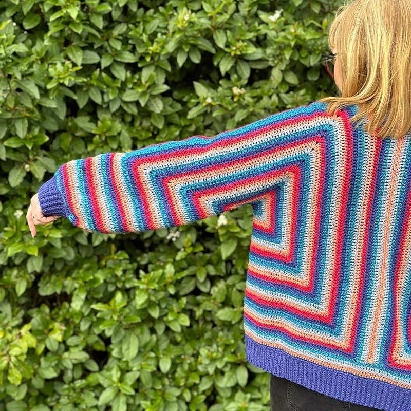 Spring Chill Hexi Cardigan - by Cassie Ward - Image 5