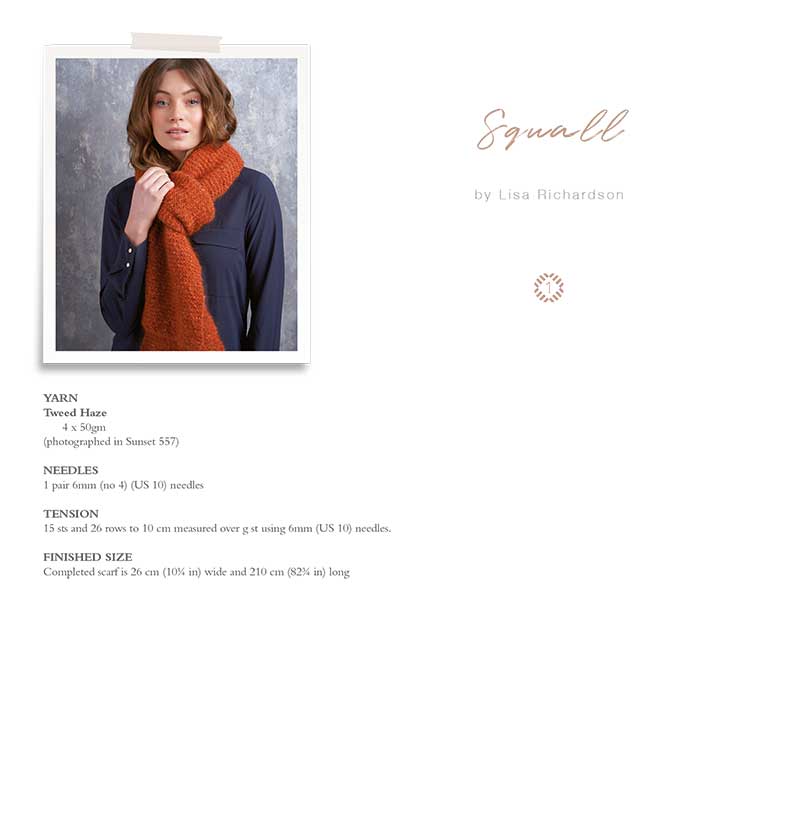 Squall Scarf in Rowan Tweed Haze - Digital Version - Image 2