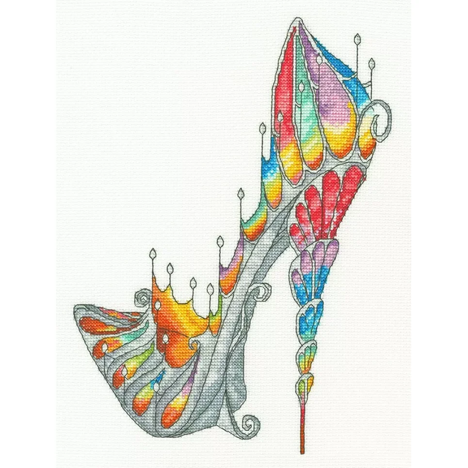 Stained Glass Slipper - Bothy Threads Cross Stitch Kit