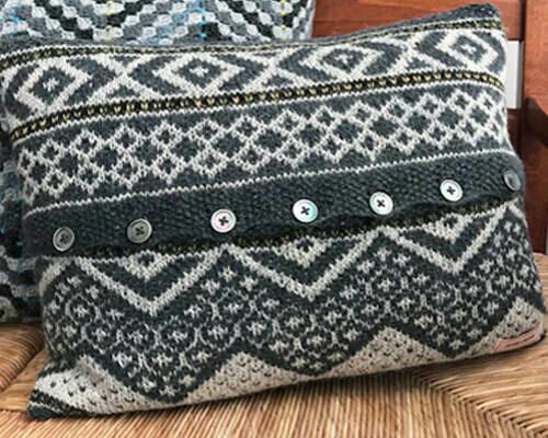 Streymoy Knitted Cushion Cover Pattern by Janie Crow - Digital Version - Image 2